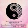 Flower of Life Metal Wall Art: Sacred Geometry Zen Decor & Spiritual Gift