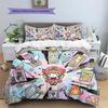 Cardcaptor Sakura Pattern Bedding Quilt Set Quilt Cover Pillowcase Home Decoration Birthday Gift (1 * Duvet Cover + 2 * Pillowcase, Without Core)