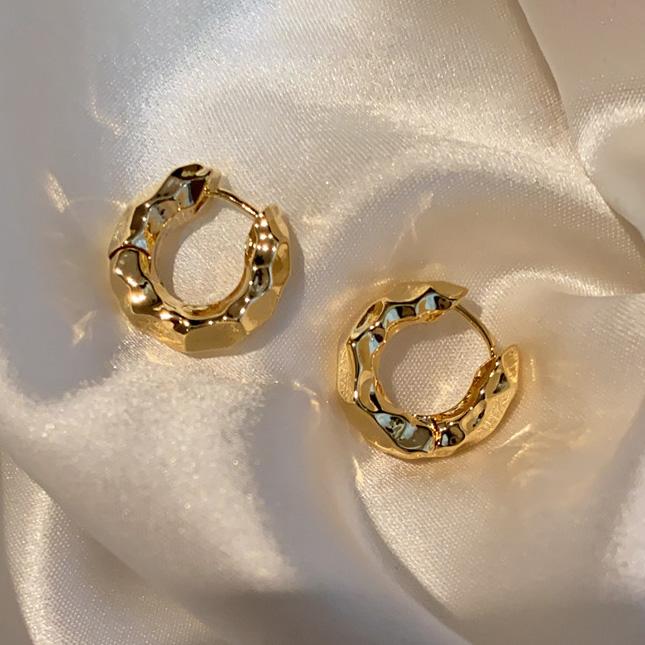 PONYKISS Стерлинговое серебро Минималистичные Геометрические Серьги-кольца для Женщин Личность Изящные Модные Аксессуары