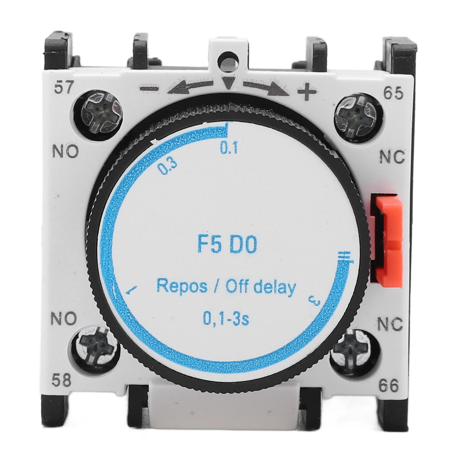 

Задержка контакта 0,1 с до 3 с Чувствительный высокоточный огнестойкий корпус из ПК Воздушная задержка Вспомогательный