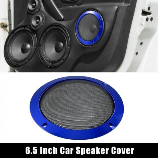 

6.5 Inch Car Audio Speaker Grill Cover Mesh Woofer Horn Guard Grille Blue