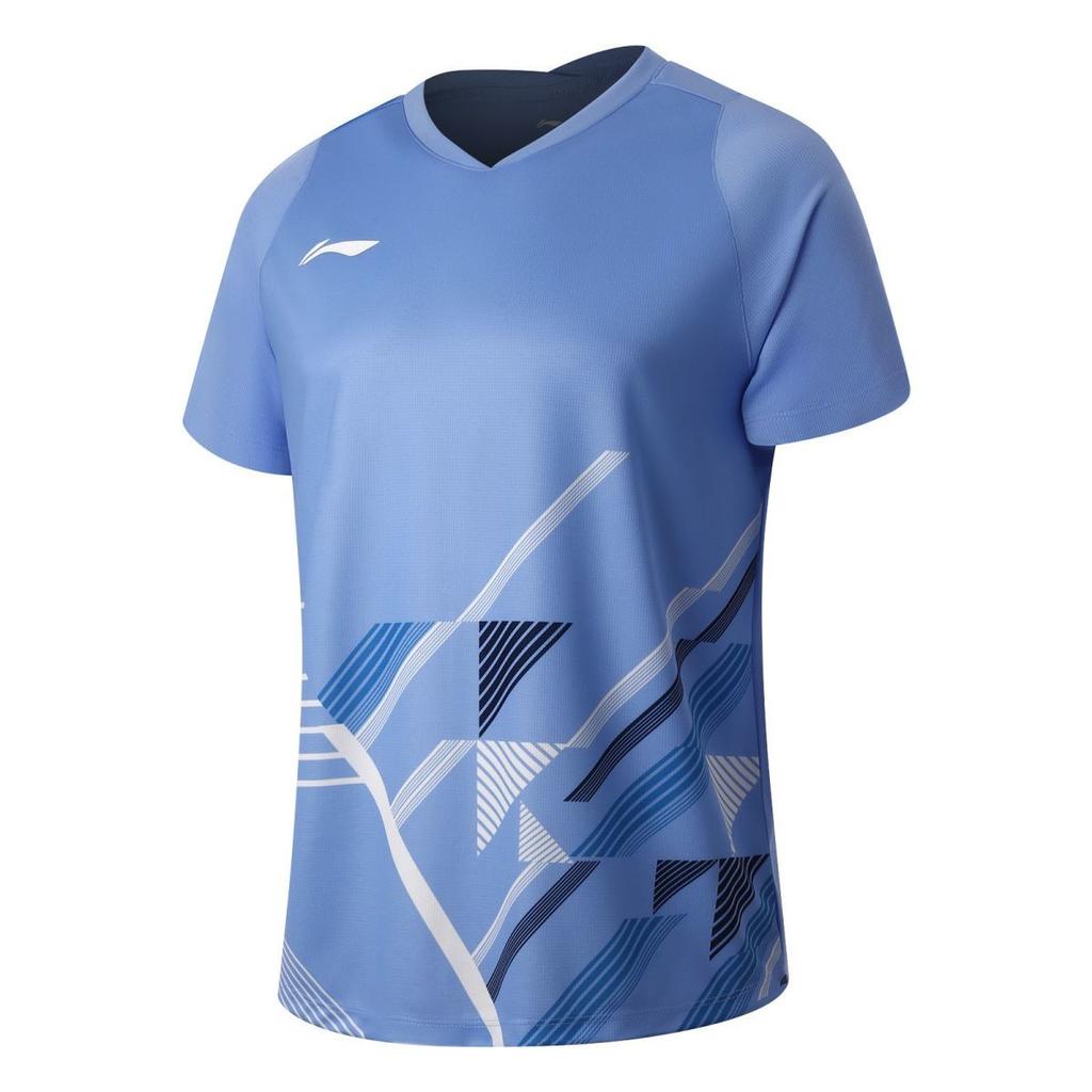 Li Ning Badminton Jerseys Men's V neck Moderate AAYV195