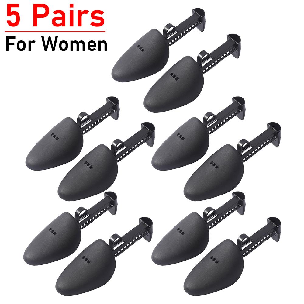 1-5Pair Plastic Shoe Stretcher for Men Women Leather Shoes Adjustable Portable Shoe Tree Stretcher Boots Rack Anti-deformation