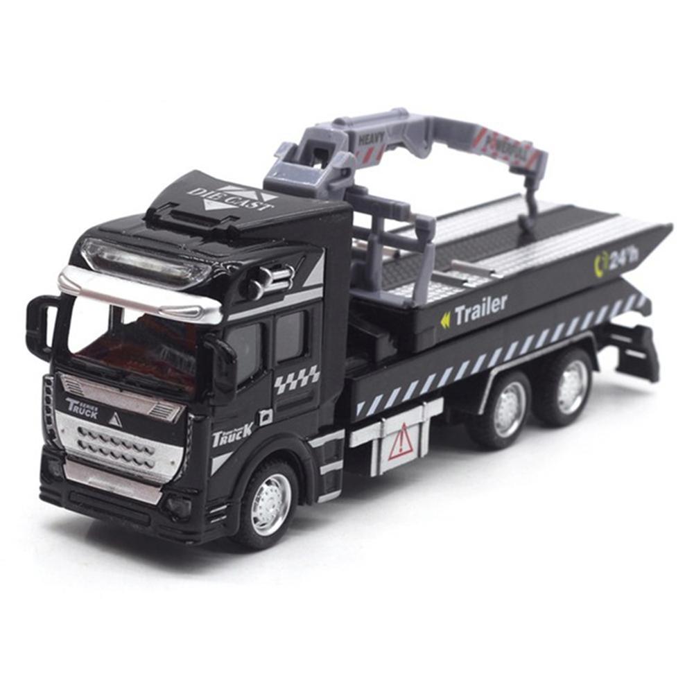 1/48 City Rescue Toy Car, 20cm Alloy Crane Trailer, Truck Trailer, Children's Day Gift Toy Mode