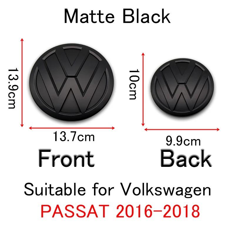 New 2026 For VW Passat B8 2016 2017 2018 Logo Car Badge Hood Front Grille Rear Trunk Emblem Decoration Accessories Replacement Parts zs0