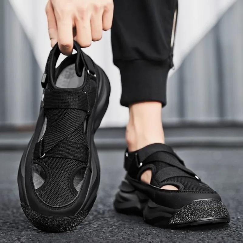 Summer Men's Sandals Casual Sandals Comfort Beach Sandals for Men Outdoor Non Slip Platform Sandal Breathable Sandalias
