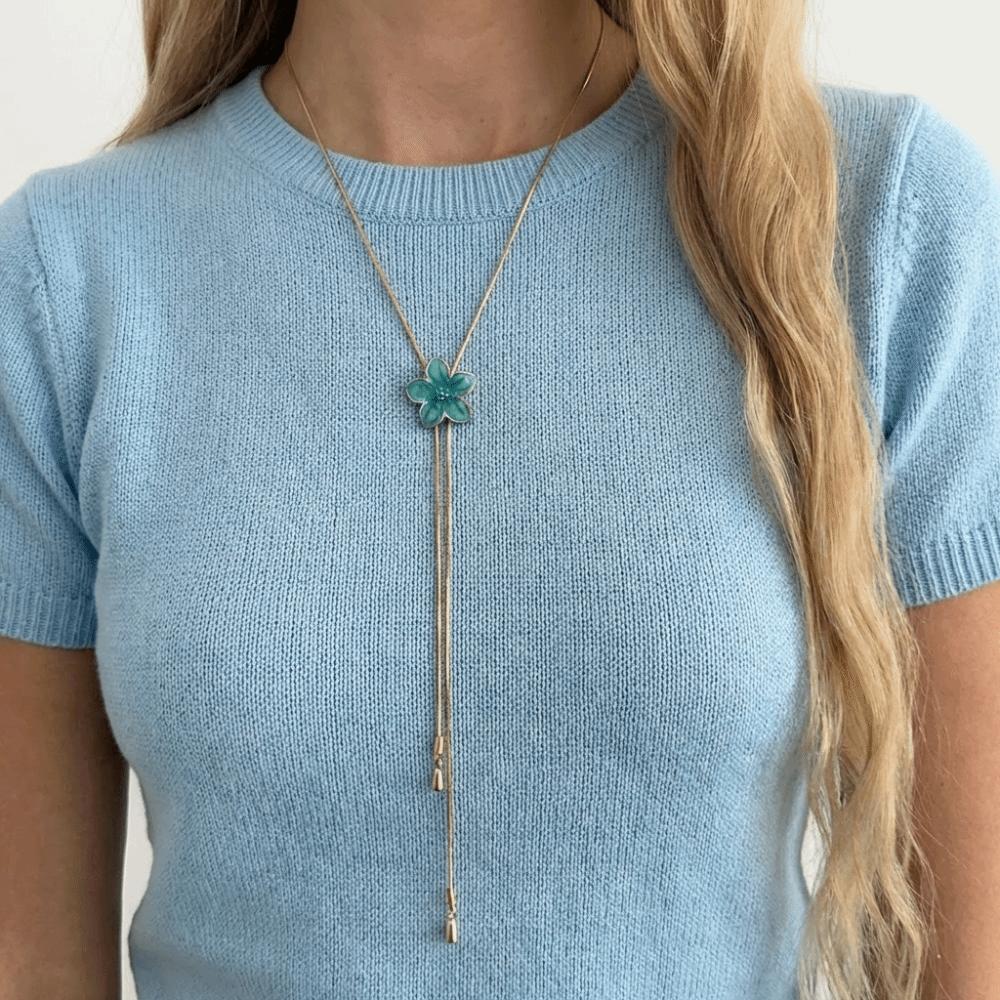 Long Pulling Necklace Choker Sweater Chain Fashion Clavicle Chain  Charm