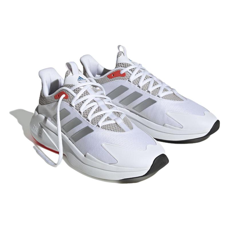 Adidas Alphaedge + Running Shoes 'White Silver Red' Sneakers IF7289