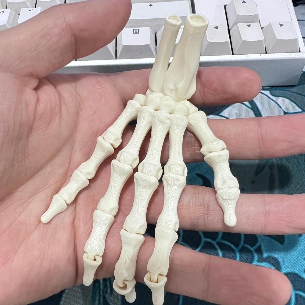 Flexible Joint Hand Bone Ornaments Realistic Design Zombie Festival Props Home Ornament