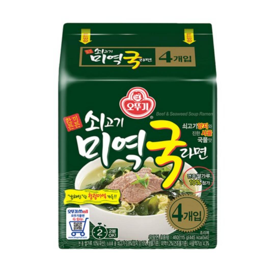 

Ottogi Beef Seaweed Soup Noodles / Miyeok-guk 115g 4PCS