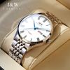 IW Top-Marke Roségold Blau Herrenuhr Luxus Automatische Herrenuhr Rom-Zeit Miyota Mechanisch Datumsanzeige Uhren Wasserdicht reloj