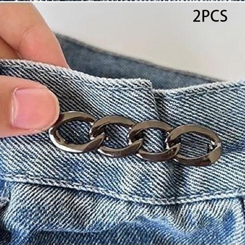 Four-Leaf Clover Waist Cincher: Snap-On, Detachable, No-Sew Waist Cincher for Jeans - Waist Resizing Tool 2PCS