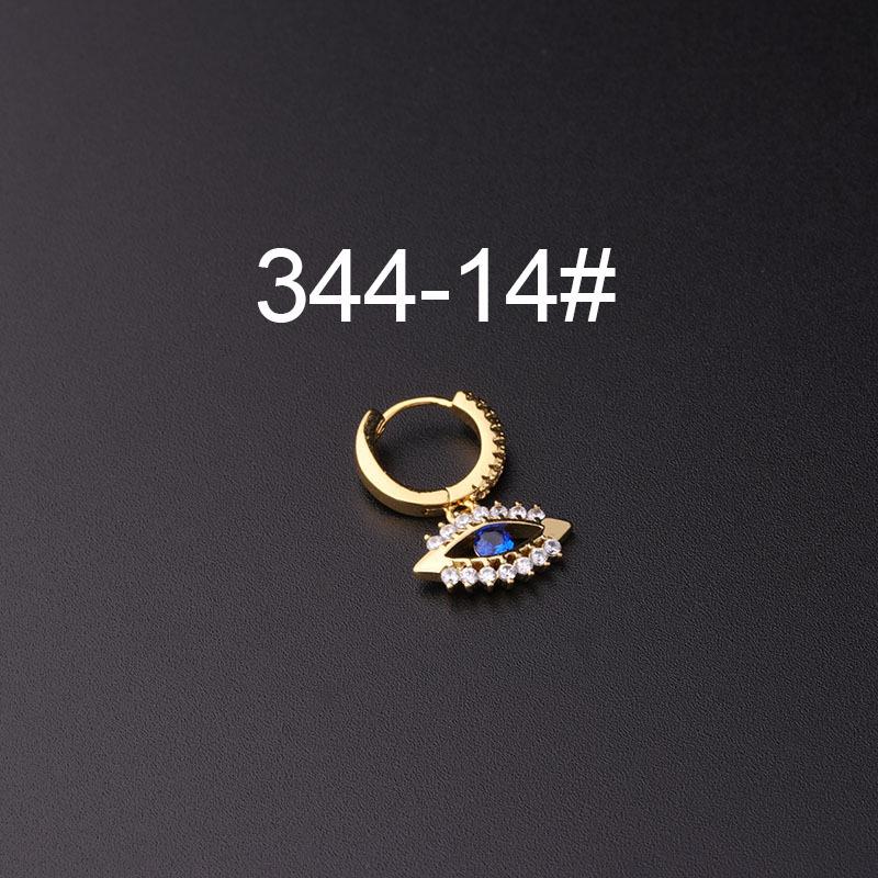 Micro-Pavé Zircon Irregular Ear Cuff Earrings