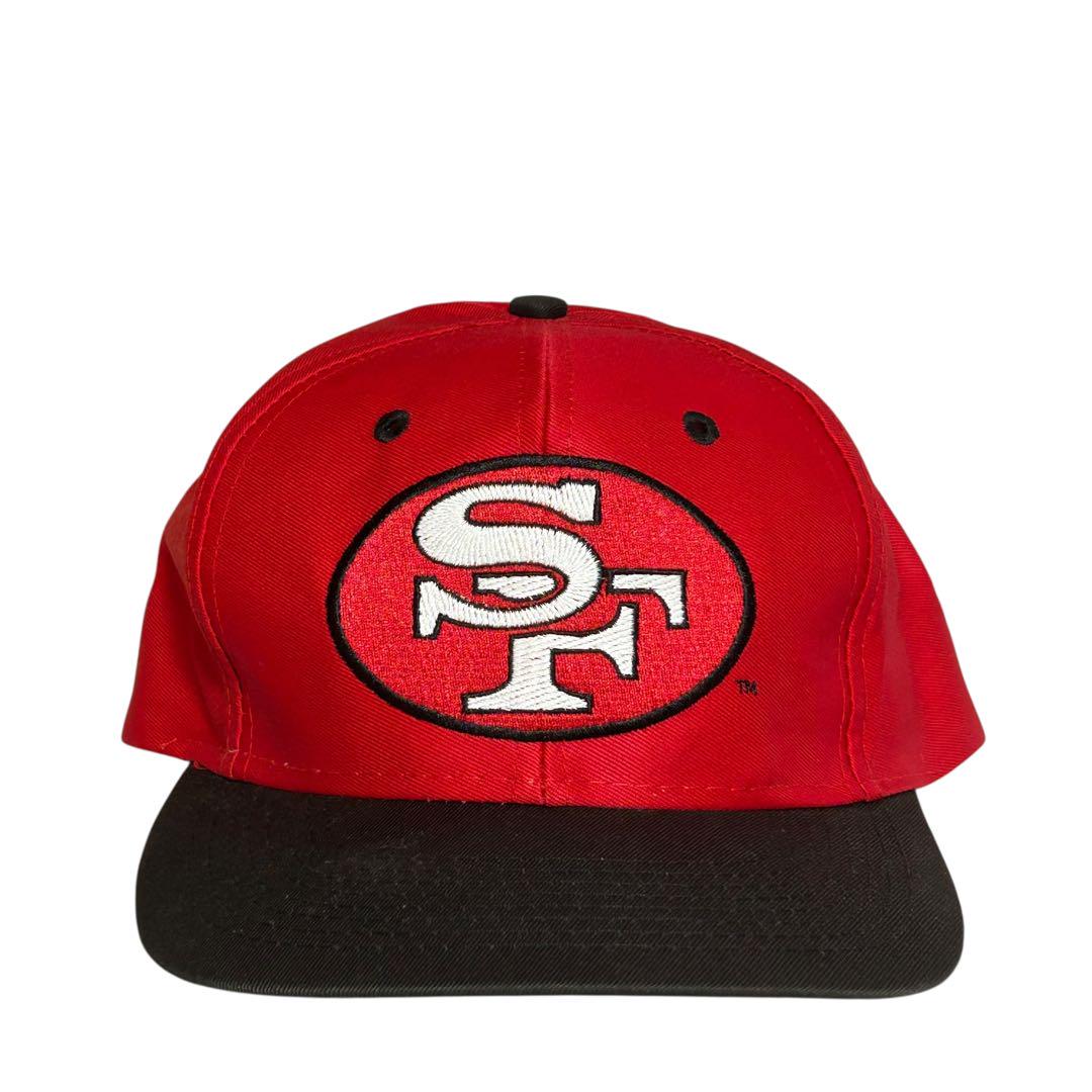

[USED] Almost dead 90s LOGO7 49ers flocked print cap