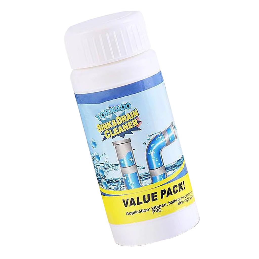 Drain Cleaner Powder for Kitchen and Bathroom Unblocking Pipe Odor Removal Non Corrosive Formula