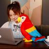 Colorful Realistic Parrot Plush Toy - Super Cute Pug Doll for Kids' Birthday Gift