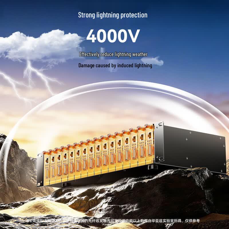 BIAZE 16-Slot Fiber Optic Transceiver Rack