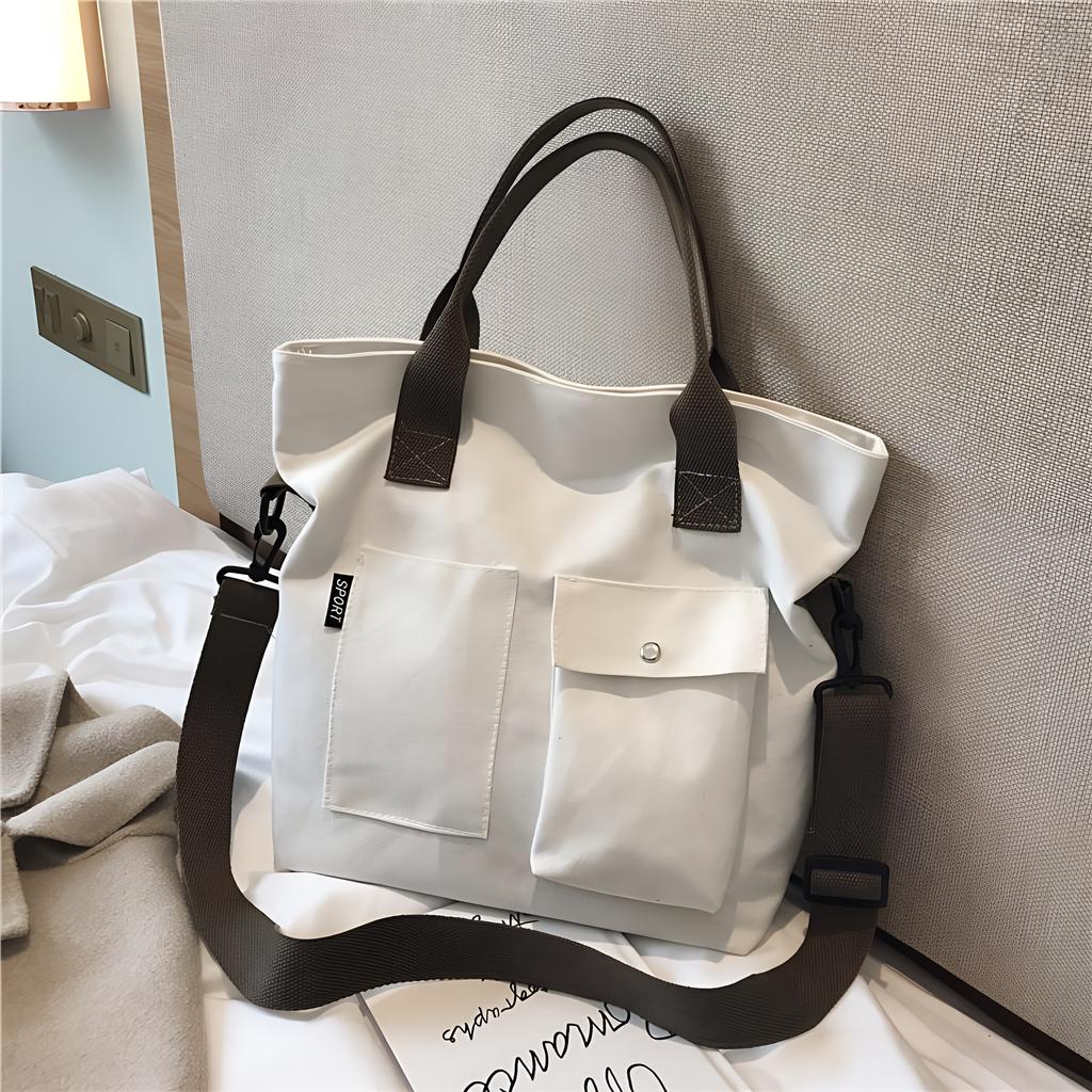 Women Bags Trend Canvas Bag Multifunction Design Fashion Large Capacity Handbags Female Totes Shoulder Canvas Bag for Women