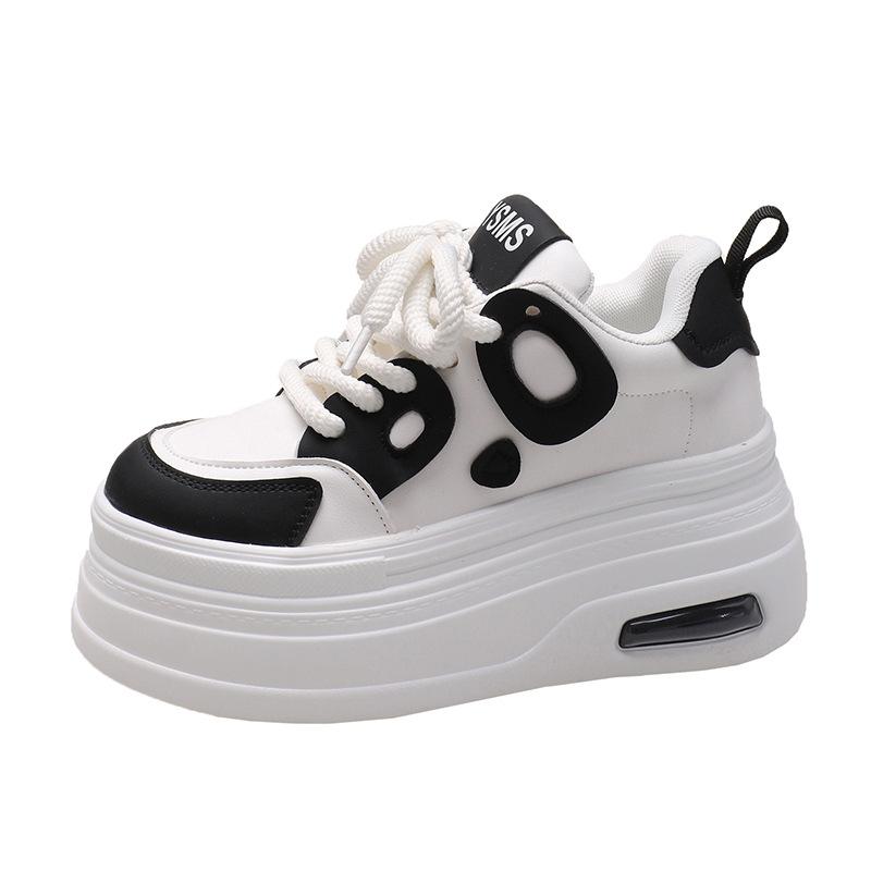 Advanced Sense Small Man Thick Sole Height Increase Small White Shoes Women's 2025 Autumn New Versatile Casual Board Shoes Light Sports Shoes