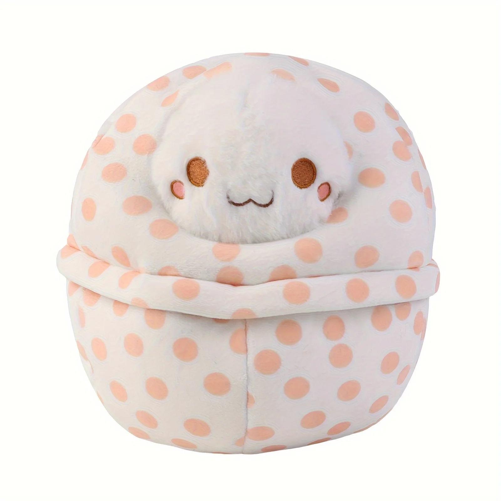 

Egg-Shaped Animal Den Plush Toys - Raccoon, Salamander, Floppy Eared & Yellow Quacker Stuffed Dolls One Size