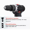 Brushless Cordless Electric Drill Dual Speed Adjustment Torque 6V 450/1450r/min Rechargeable 2Battery With LED Light