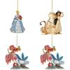 Vrolijke Kerst Disney Prinses Acryl Hanger Ornamenten Voor Kerstboom Decoratie