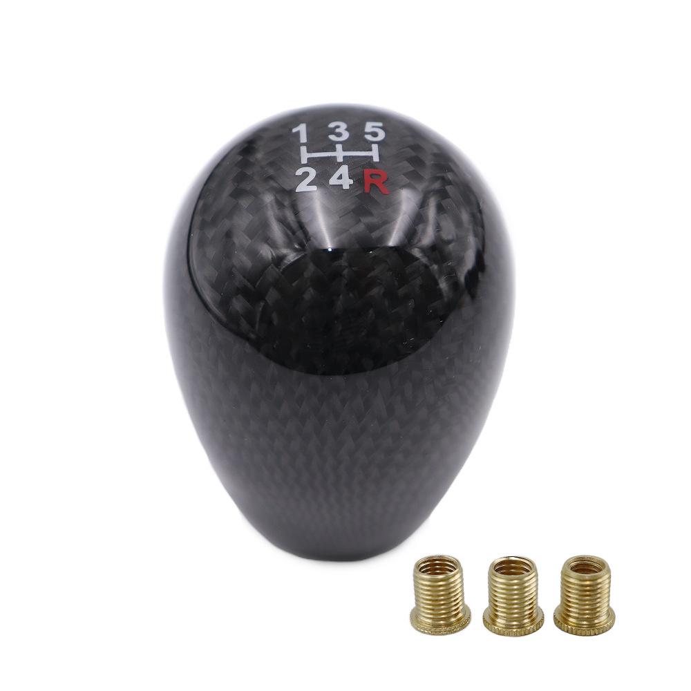 For Enhanced Performance Carbon Fiber-Black Carbon Fiber Shift Knob High Universality Lightweight Construction