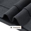 Men's Faux Two-Piece Fleece-Lined Thermal Polo Shirt
