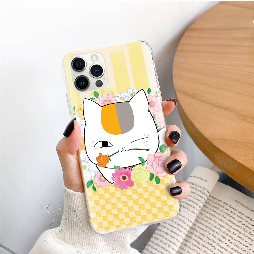 Transparent Case for Samsung A04 A14 A23 M33 M53 Realme 10 9 C35 C55 VIVO X80 Infinix Hot 30 Note 11 Tecno Spark 8P Pro W-65 Yuujinchou Natsume