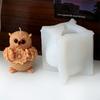 3D Owl Silicone Candle Mold DIY Cartoon Animal Soap Aromatherapy Plaster Resin Making Tools Home Decoration Crafts