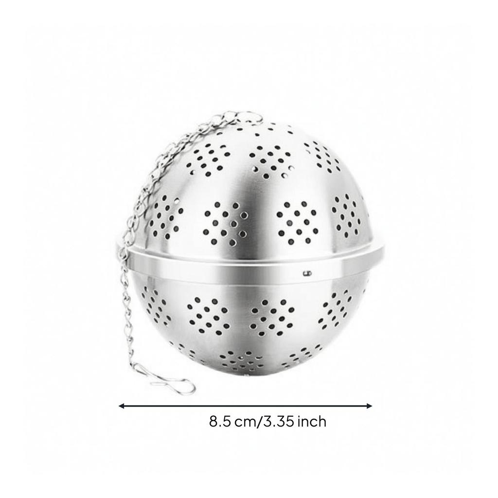 Loose Leaf Tea Infuser Reusable with Chain Food-Safe for Kitchen