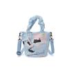 New Shoulder Messenger Bag Style Cute Cartoon Canvas Bag Women's Large-capacity Commuter Bucket Bag