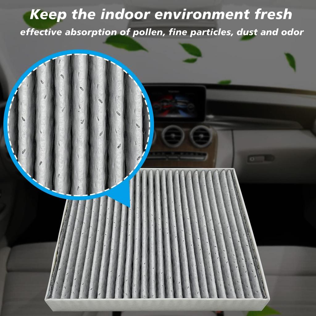 2PCS Cabin Engine Air Filter Kit Fit for 2019-25 ES350,2022-25 NX250, NX350,2019-22 AVALON,2018-24 CAMRY,2020-25 HIGHLANDER,2019-25