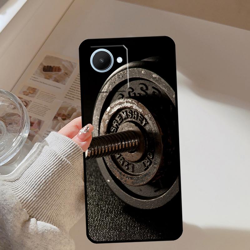 Workout fitness Gym For Realme C67 C75 C61 C55 C53 C51 C21Y C25S GT 7 Pro 5 6 GT 6T 10 11 12 13 14 Pro Plus Case