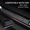 NEW-Door Sill Scuff Plate Pedal Entry Guard Protector Stickers Trim Car Styling For Ford Bronco 2025 2025 2025 4Pcs