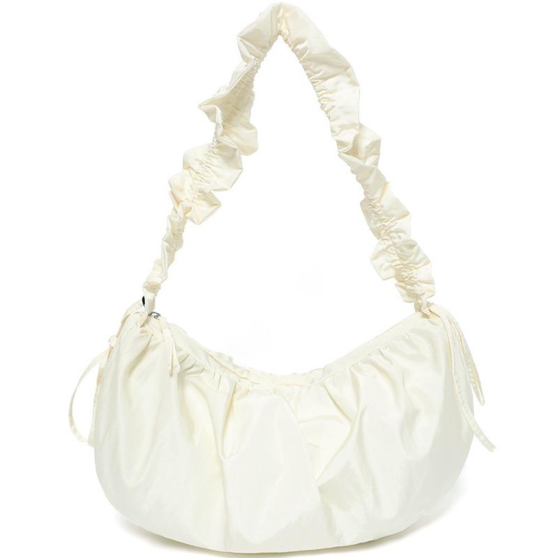 Pleated cloud bag summer new trendy girl shoulder bag commuter high sense fashion large capacity armpit bag