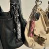 Stainless Steel Metal Net Pocket Lipstick Hand Cream Bag Keychain Charm Bag Accessories Silver/Gold Color Lip Balm Keychain