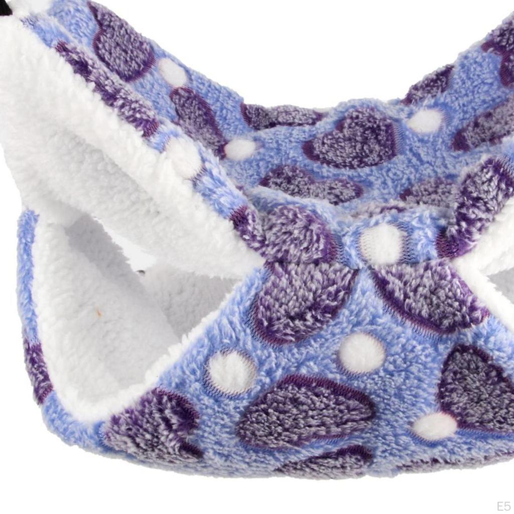 Hamster Hammock Bed Bedding Double Layer Nest for Small Pet Squirrel Ferret