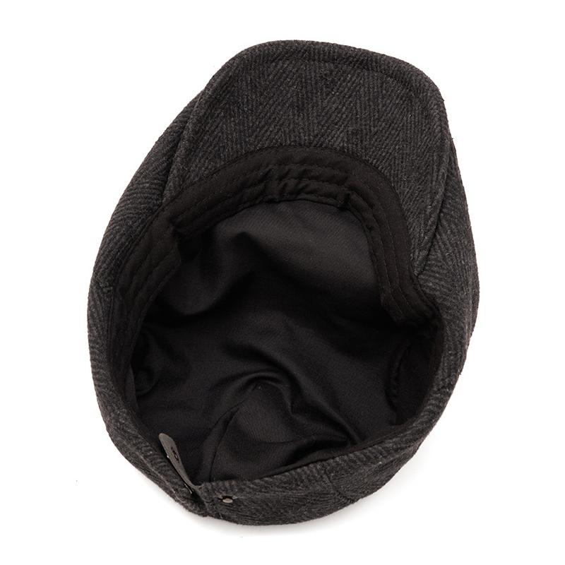 Forward Cap Men's Autumn Winter Warm Retro Beret British Newsboy Cap