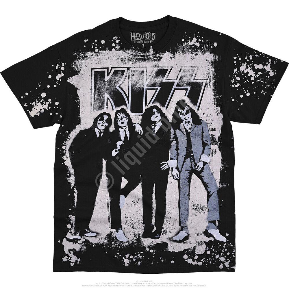 

Черная футболка унисекс Kiss Dressed Kill Havok Simmons Stanley S