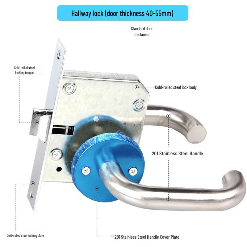Xing Mujiang Single Latch Fire Exit Passage Lock