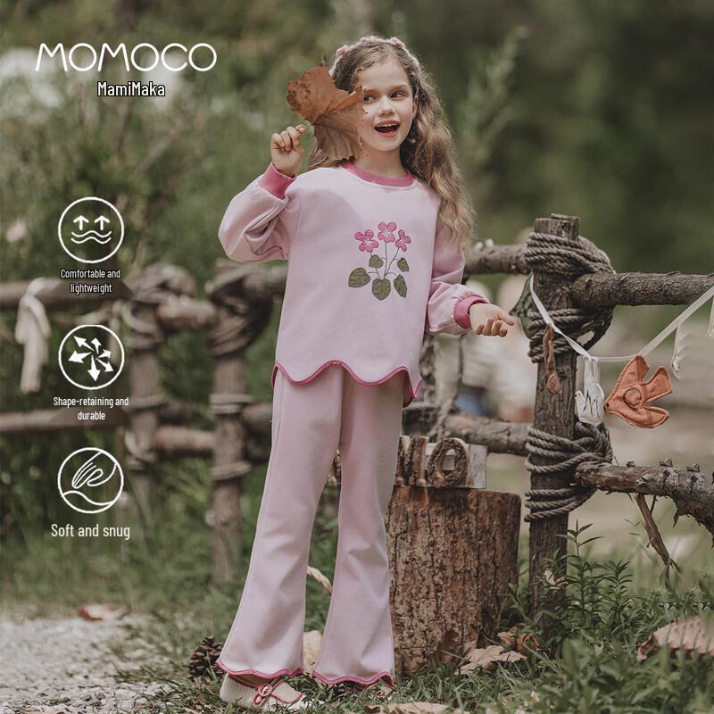 MOMOCO Girls  Sweet Color Block Two-Piece Set 130