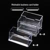 Acrylic Transparent Desktop Business Card Holder - Office Supplies