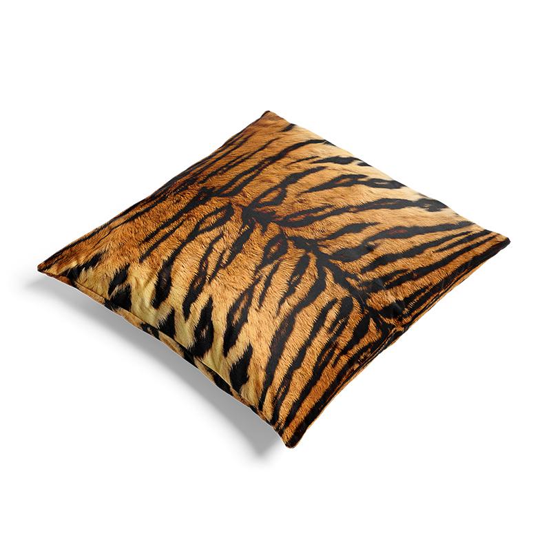 Aertemisi Tiger Fur Print Throw Pillow Cushion Covers Cases Pillowcases 45Cm X 45Cm