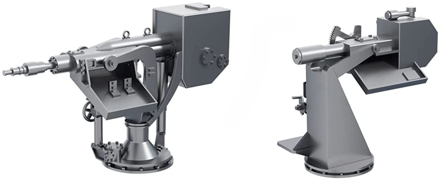 

Bunker Studio WWII German Navy Loading Practice Gun Plastic Model Parts BSTWS35029 Molded Color 1/350 105mm/150mm