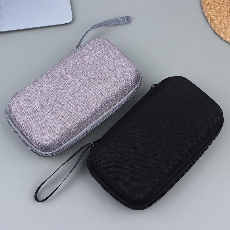 1 Pcs Blood Glucose Meter Storage Bag Diabetes Testing Kit Case With Zipper For Office Travel Health Monitoring Organizer