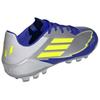 Adidas F50 League AG Artificial Ground Slip Resistant Abrasion Resistant Soccer Shoes Men's Silver Yellow Sneakers JR8057