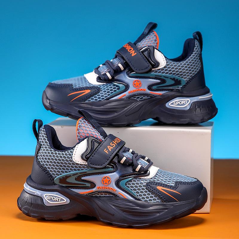 Children's sports shoes boys shoes 2025 summer new boys and girls leather sneakers boys shoes