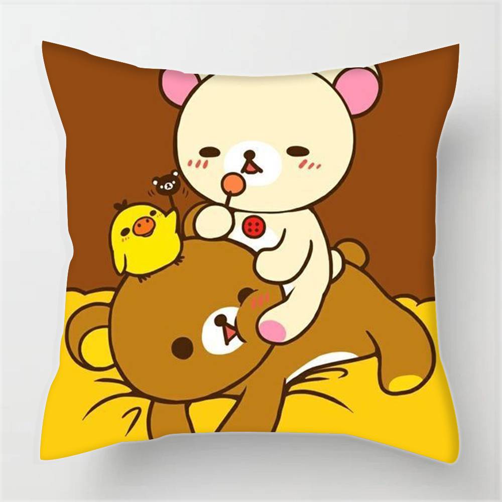 Cartoon R-ilakkumas Cute Pillowcases cushion covers living room sofas home decor gifts