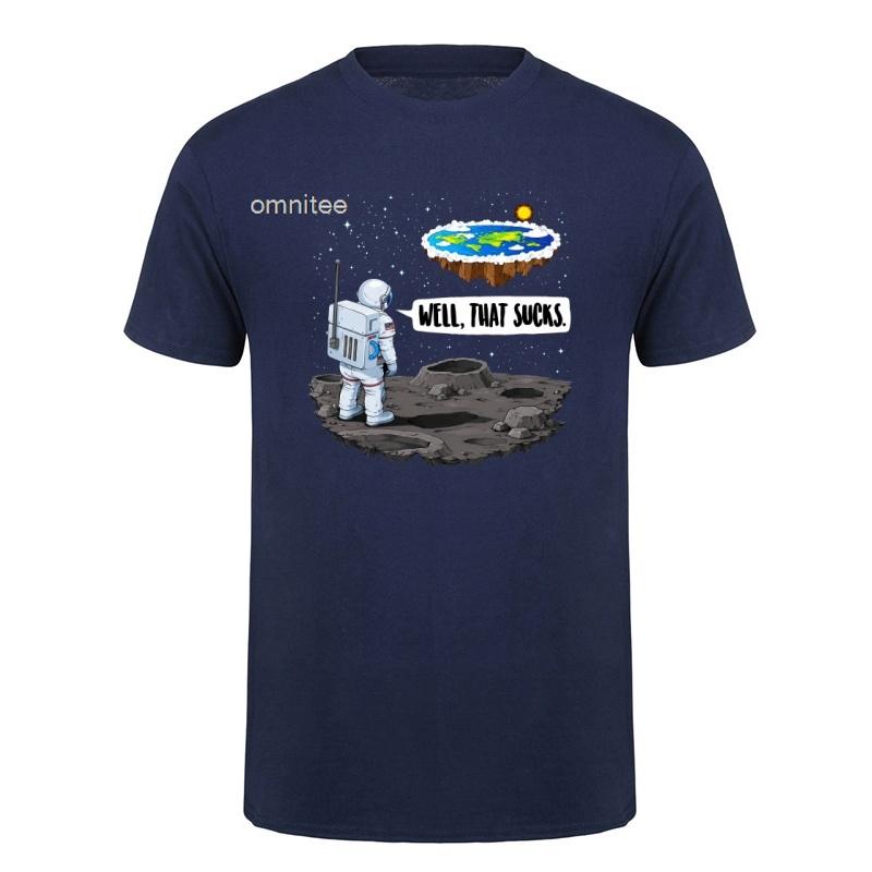 Ziemia jest płaska Prezenty Jej płaski brat Ściana lodowa Koszulka płaskiej ziemi Unisex Top Tee Bawełniane codzienne koszulki Odzież HJ120